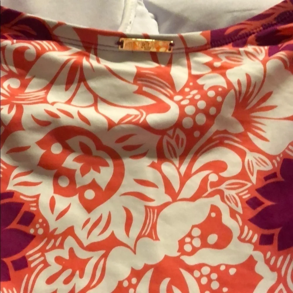 LAUREN Ralph Lauren Hawaiian Bandeau One Piece